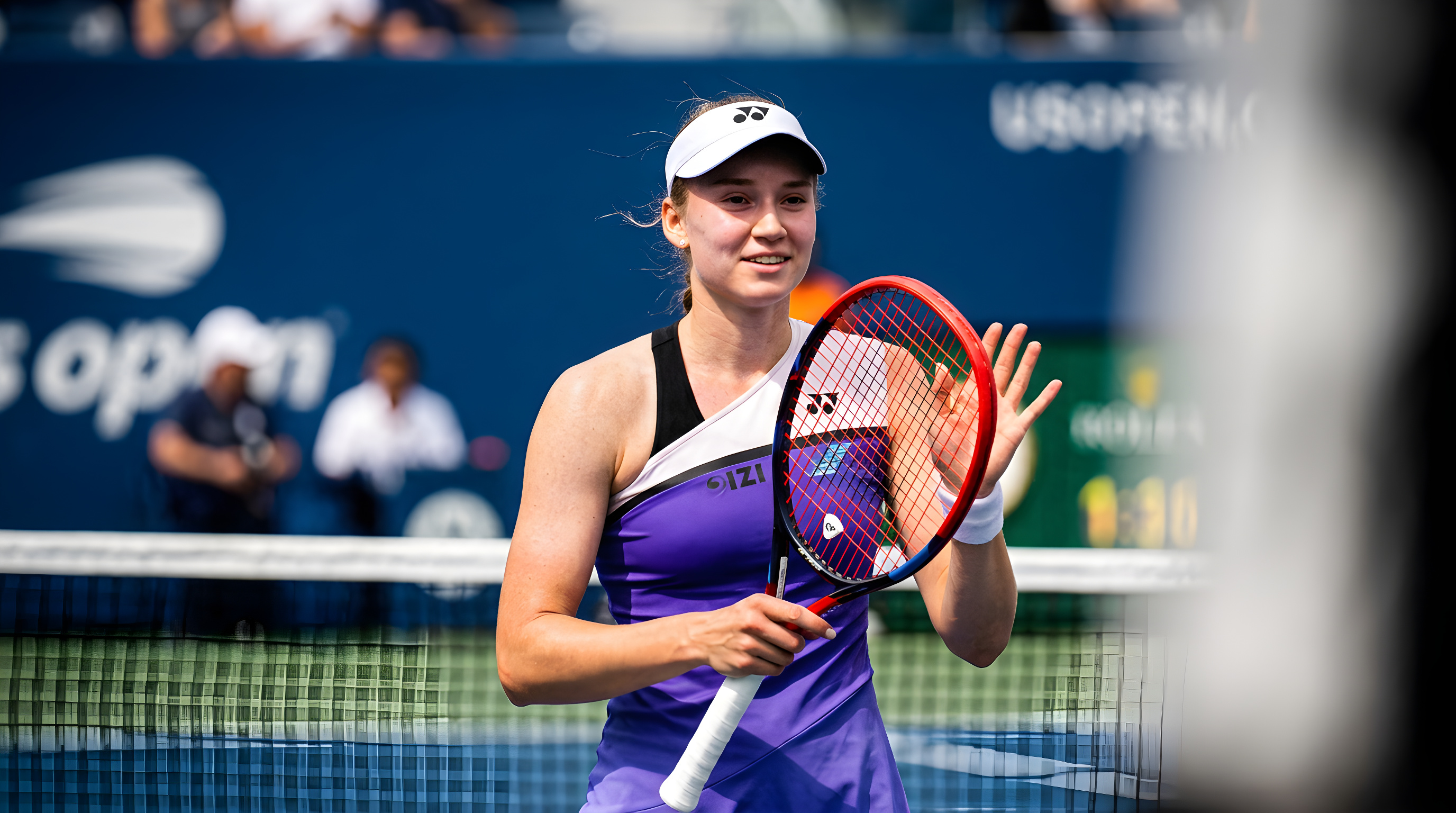 Elena Rybakina vinder sikkert i US Open efter skade
