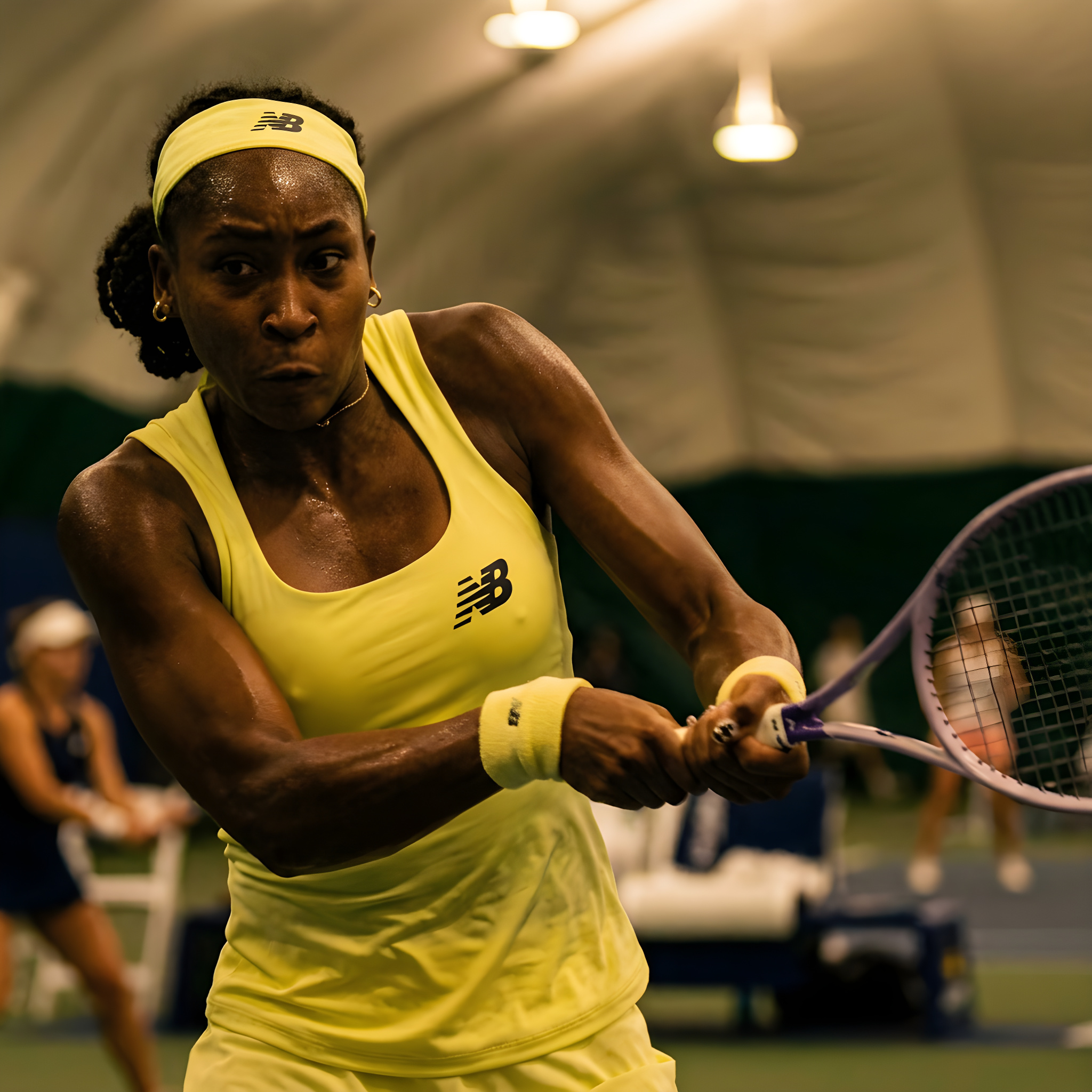 Coco Gauff brillerer mod Cristina Bucsa ved US Open