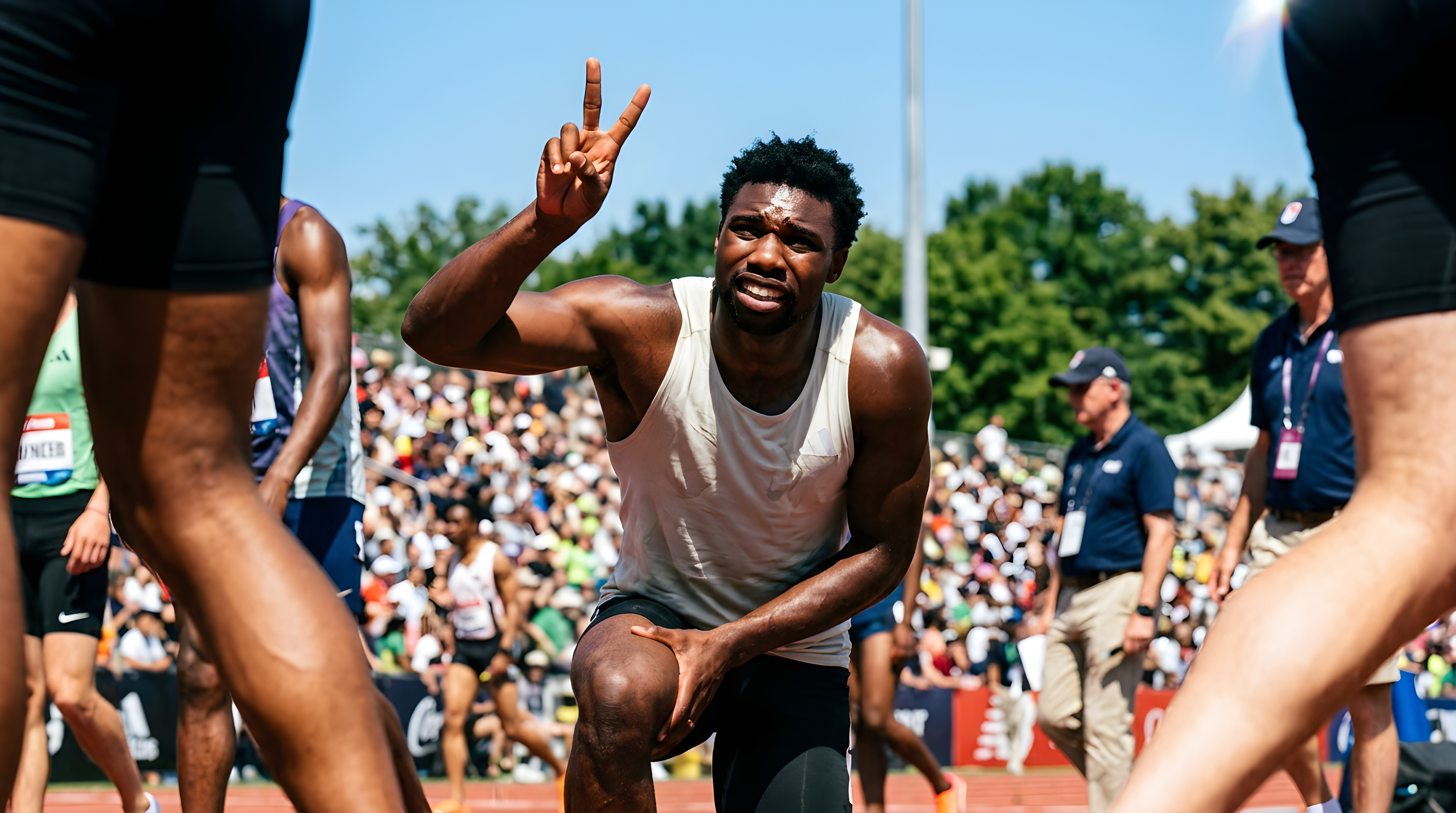 Verdensstjernen Noah Lyles udgår skadet midt i finaleløb