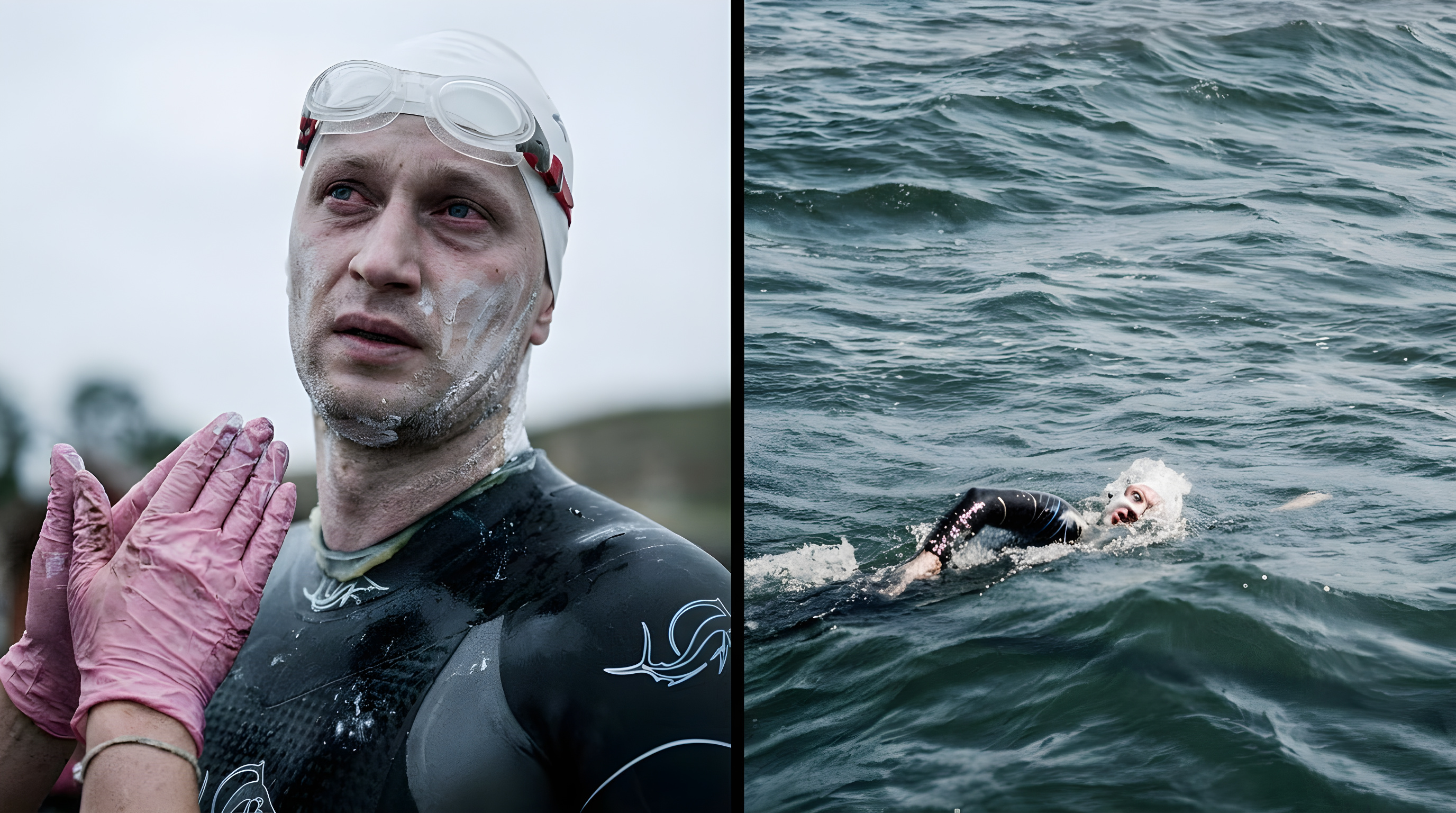 Mand svømmer 160 kilometer over Østersøen på 55 timer