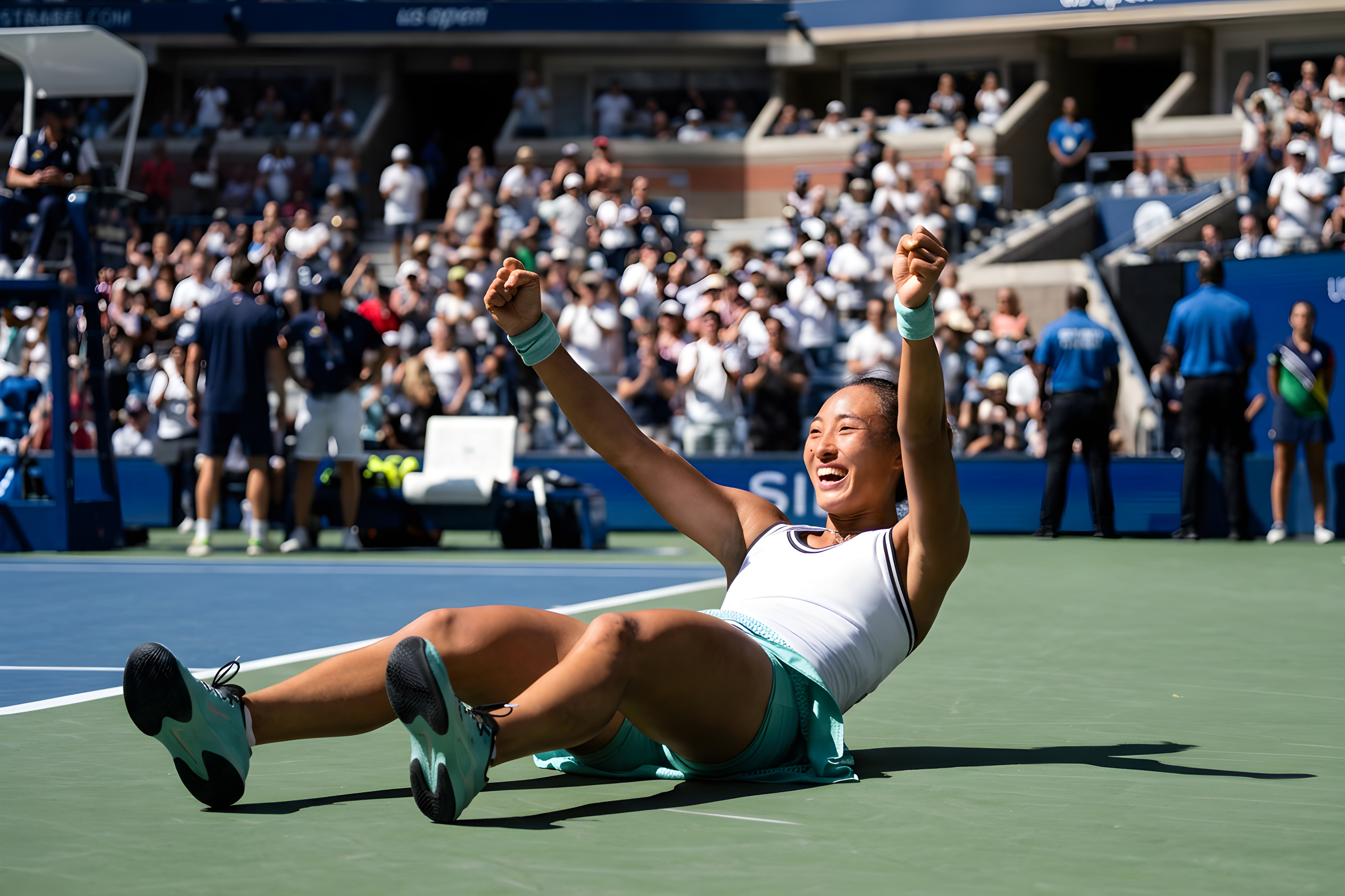 Kinesisk tennissensation stryger videre i US Open