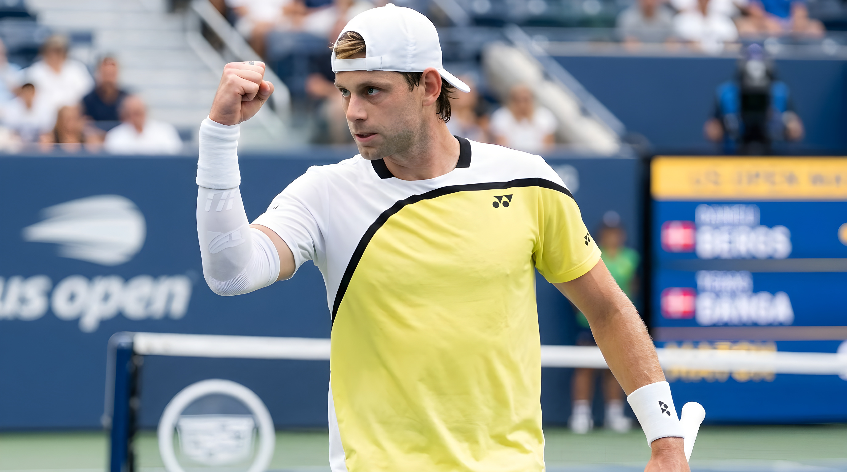 Zizou Bergs og Jesper de Jong brager sammen i US Open