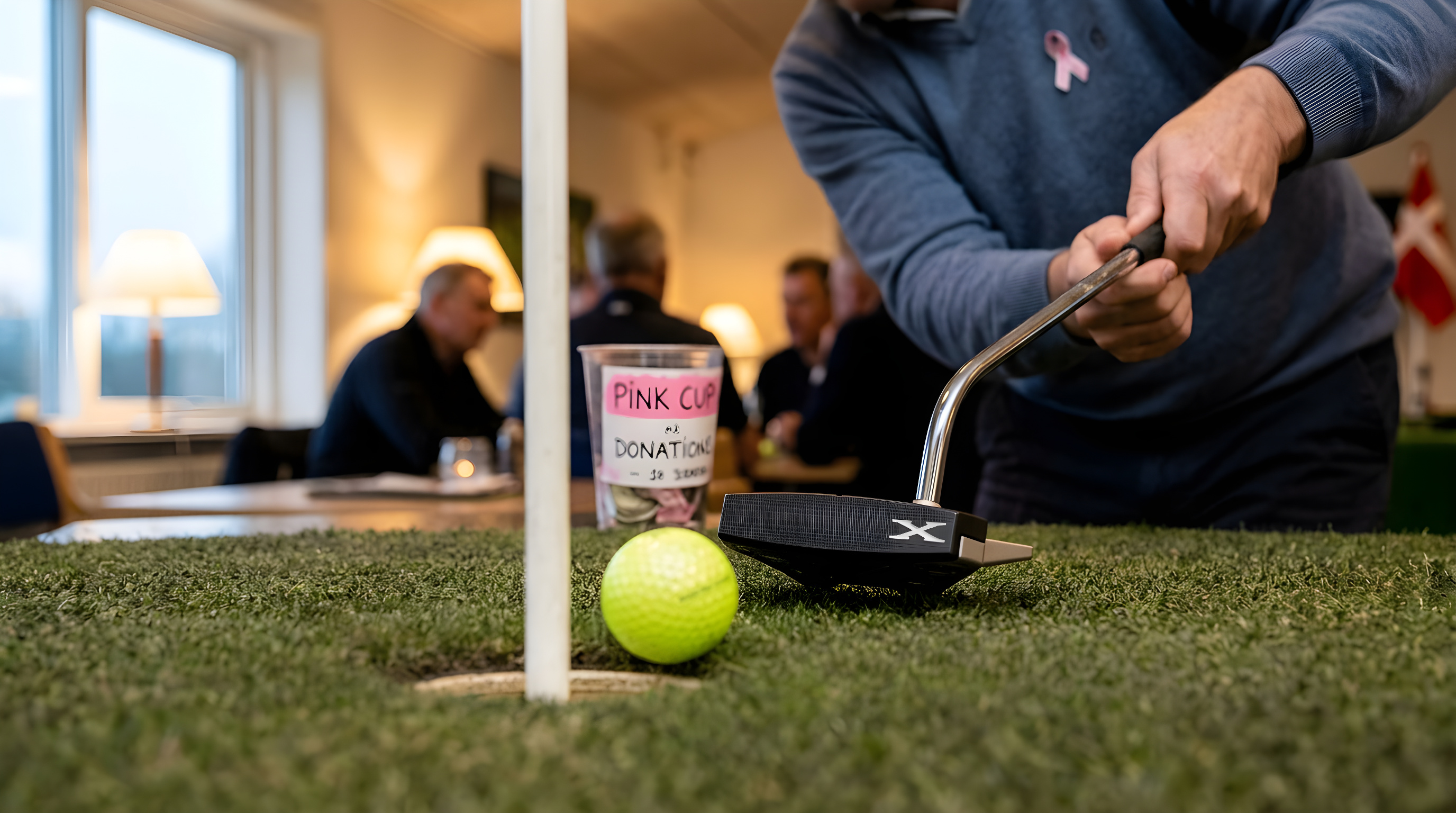 Nivå Golfklub samler ind til kampen mod brystkræft