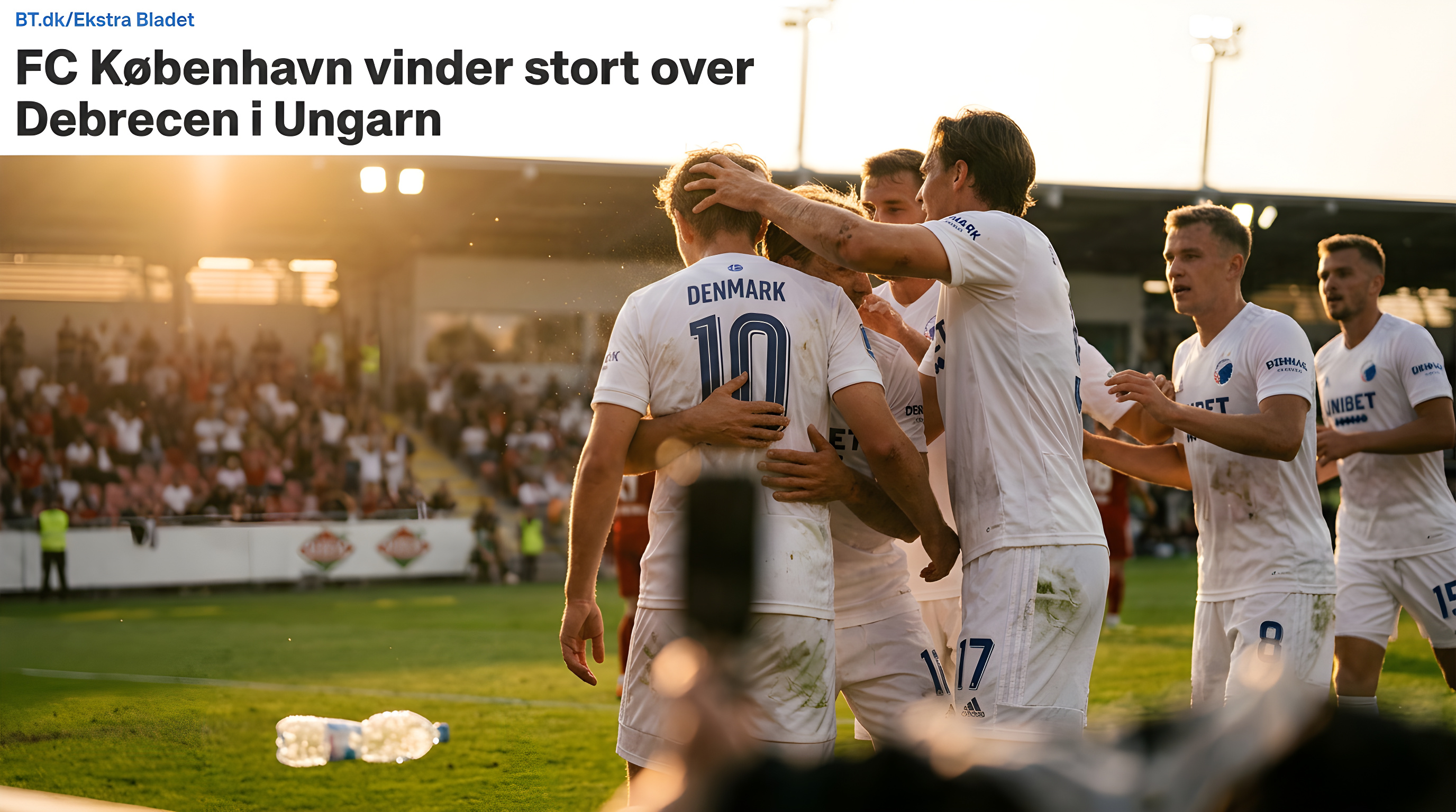 FC København vinder stort over Debrecen i Ungarn
