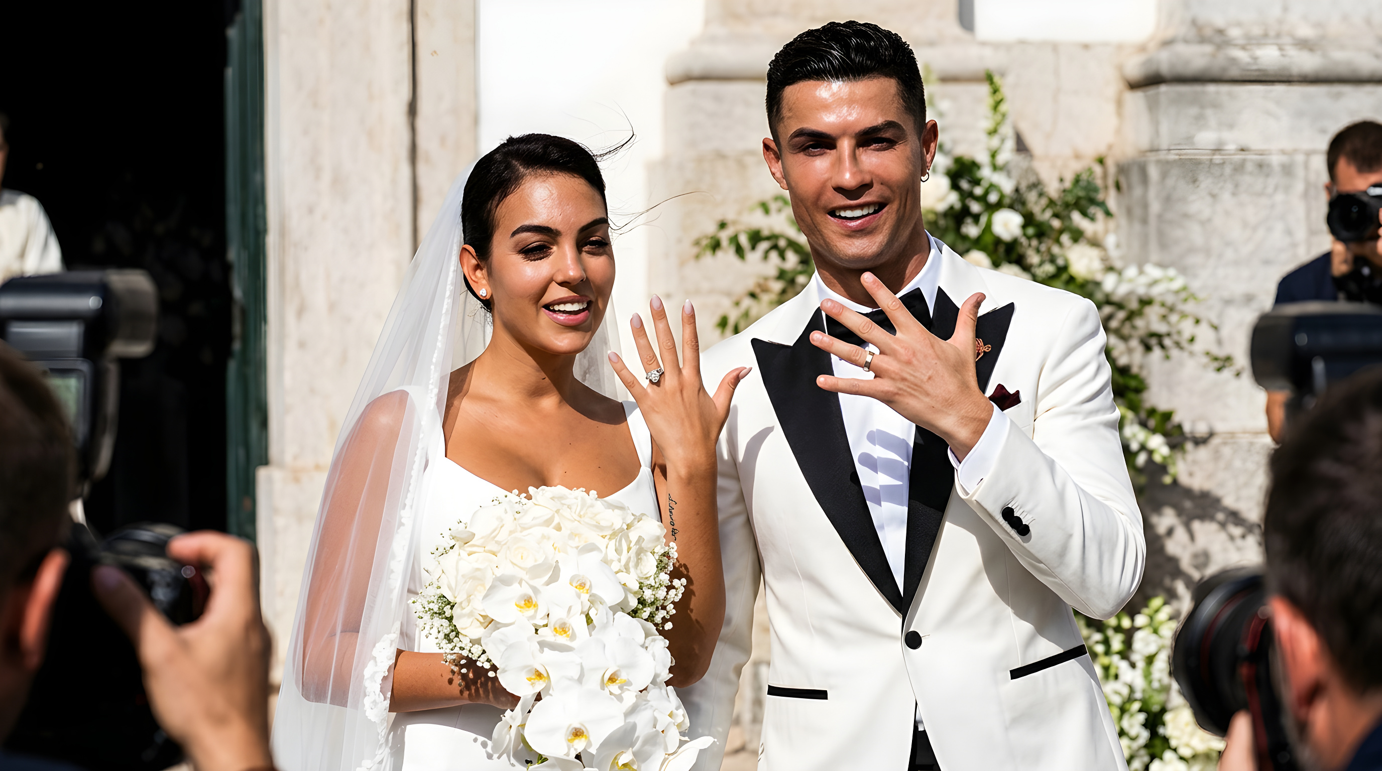 Cristiano Ronaldo er blevet gift i Portugal