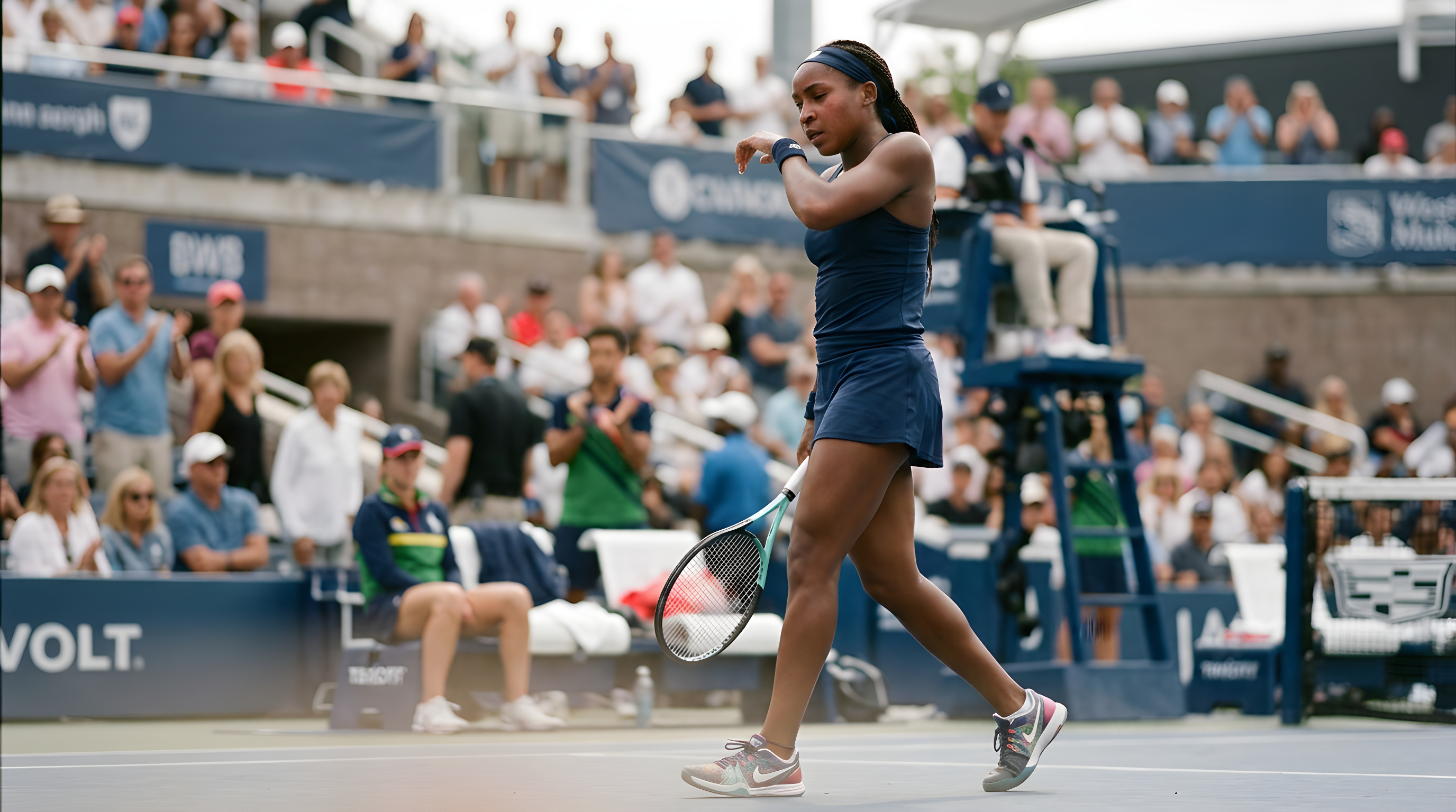 Coco Gauff vinder trods nerver i US Open